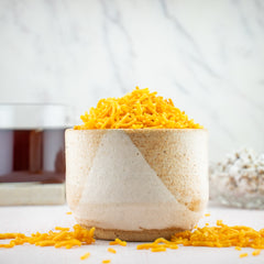 Bhuja Namkeen snack blend with spices in eco-friendly, rustic packaging