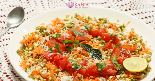 Roasted Moong Dal Chaat 