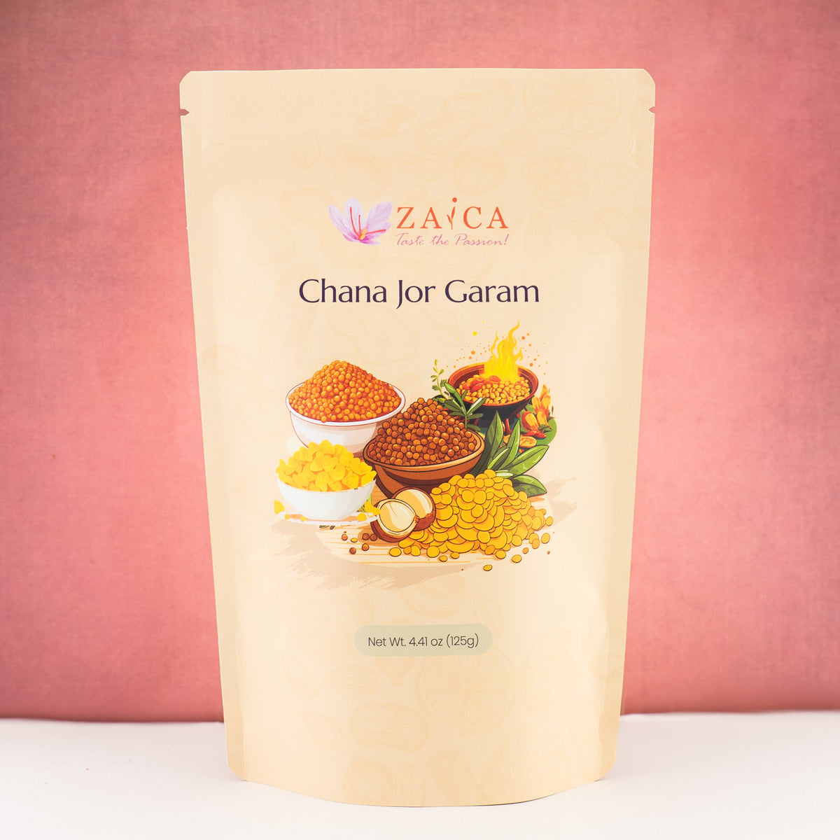Chana Jor Garam (Smashed Spicy Chickpea)