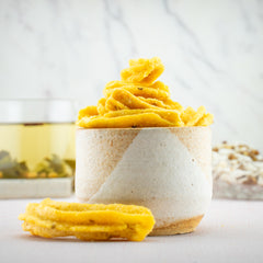 Gathiya (Crispy chickpea flour ribbons)