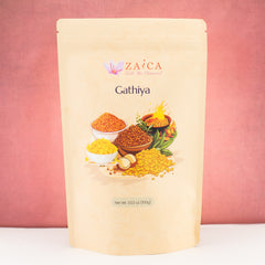 Gathiya (Crispy chickpea flour ribbons)