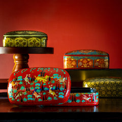 Hand Painted Kashmiri Gift Box w/Tea